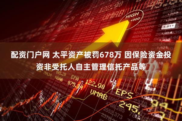 配资门户网 太平资产被罚678万 因保险资金投资非受托人自主管理信托产品等